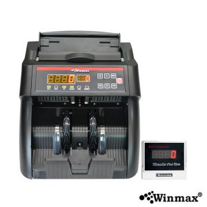 Winmax-O101 เครื่องนับเงิน พร้อมตรวจธนบัตรปลอมด้วย ฟังก์ชั่น UV และ MG