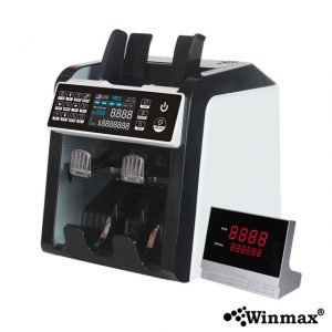 Winmax AL-950 เครื่องนับธนบัตร นับมูลค่าเงินไทยแบบ Mix ได้ รองรับ 12 สกุลเงิน