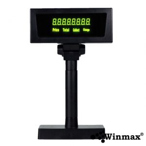 จอแสดงราคาและแสดงผลตัวเลข สีดำ Winmax-PCD02 Display Customer