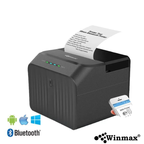 เครื่องพิมพ์ใบเสร็จ รองรับ Bluetooth ขนาด 58 mm. Winmax-MH58